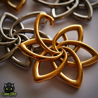 Pesos para Expansion Acero Inoxidable - Flor 6 Petalos (4mm) (6G) (23grs)