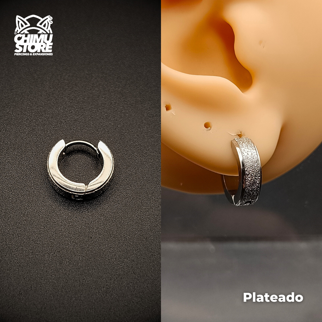 NEW Piercing Lobulo Acero Inoxidable - Capa de Brillos (1mm;9mm)