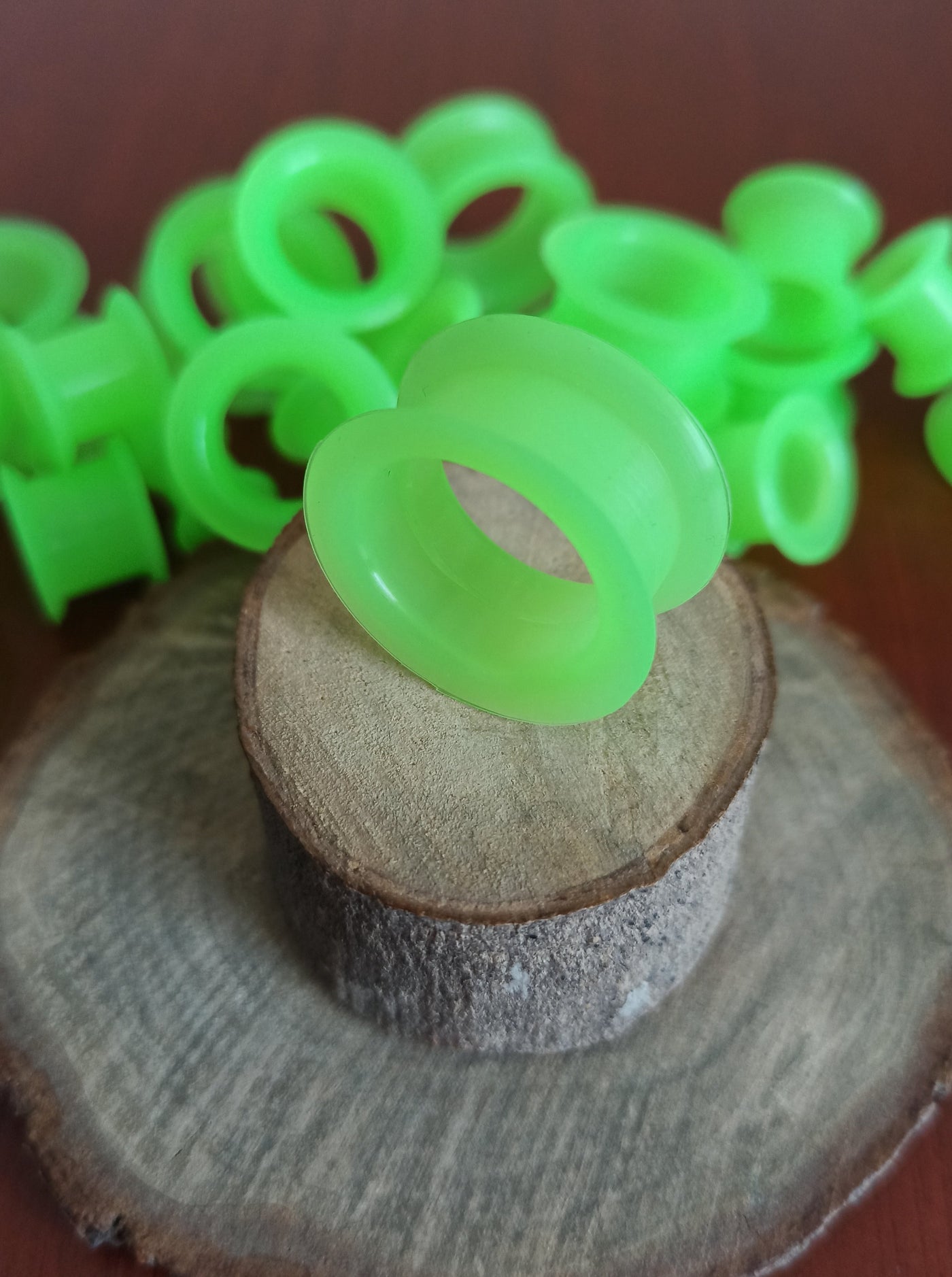 Expansiones Silicona Blanda - Modelo GZJ Color Verde (8mm a 20mm)