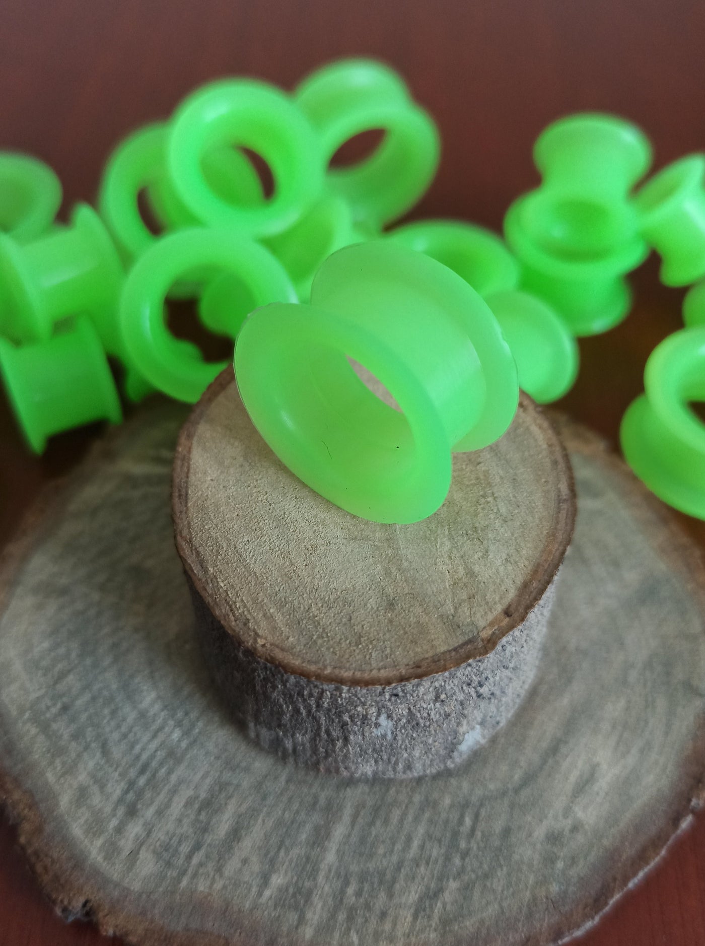 Expansiones Silicona Blanda - Modelo GZJ Color Verde (8mm a 20mm)