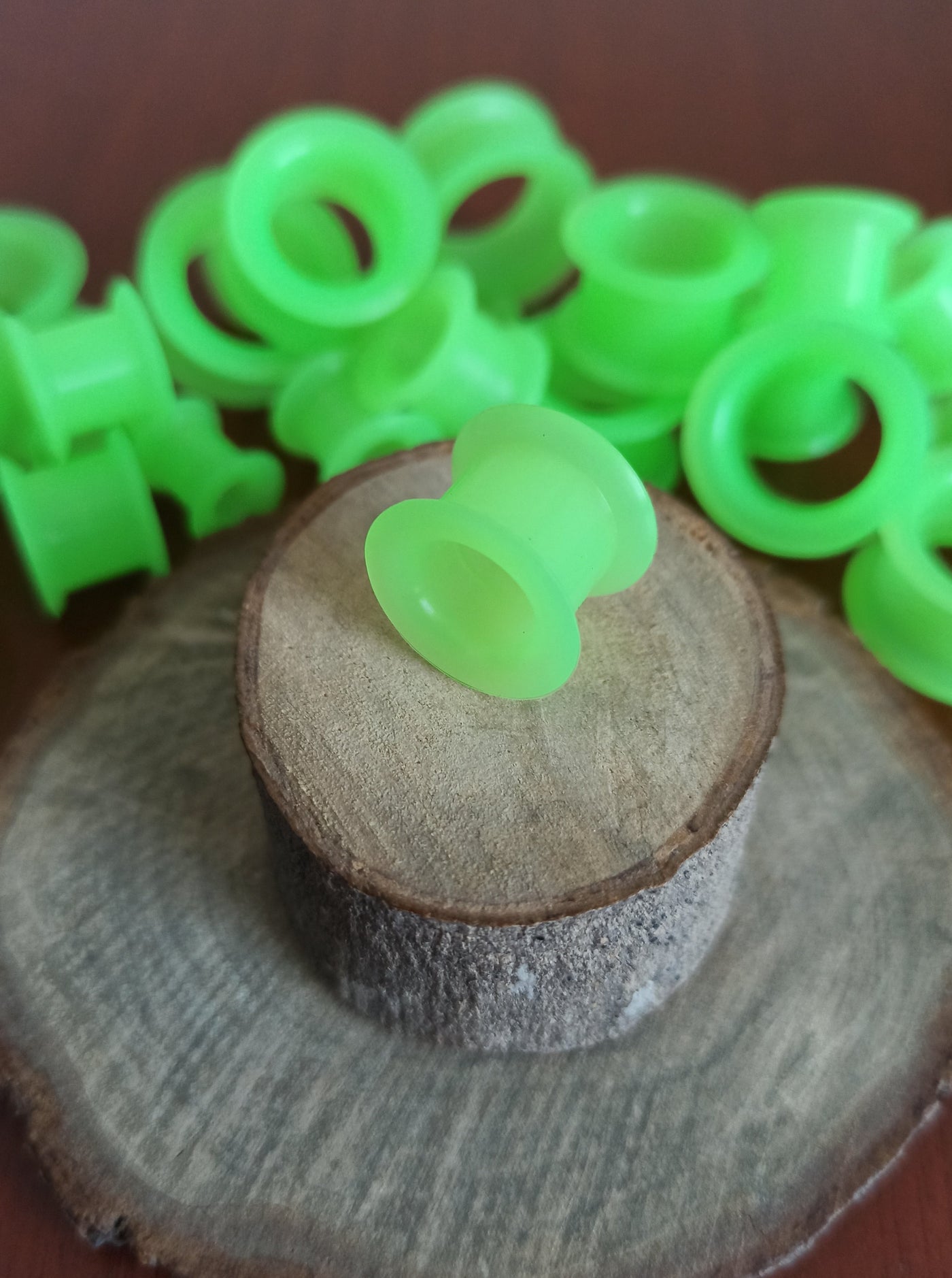 Expansiones Silicona Blanda - Modelo GZJ Color Verde (8mm a 20mm)