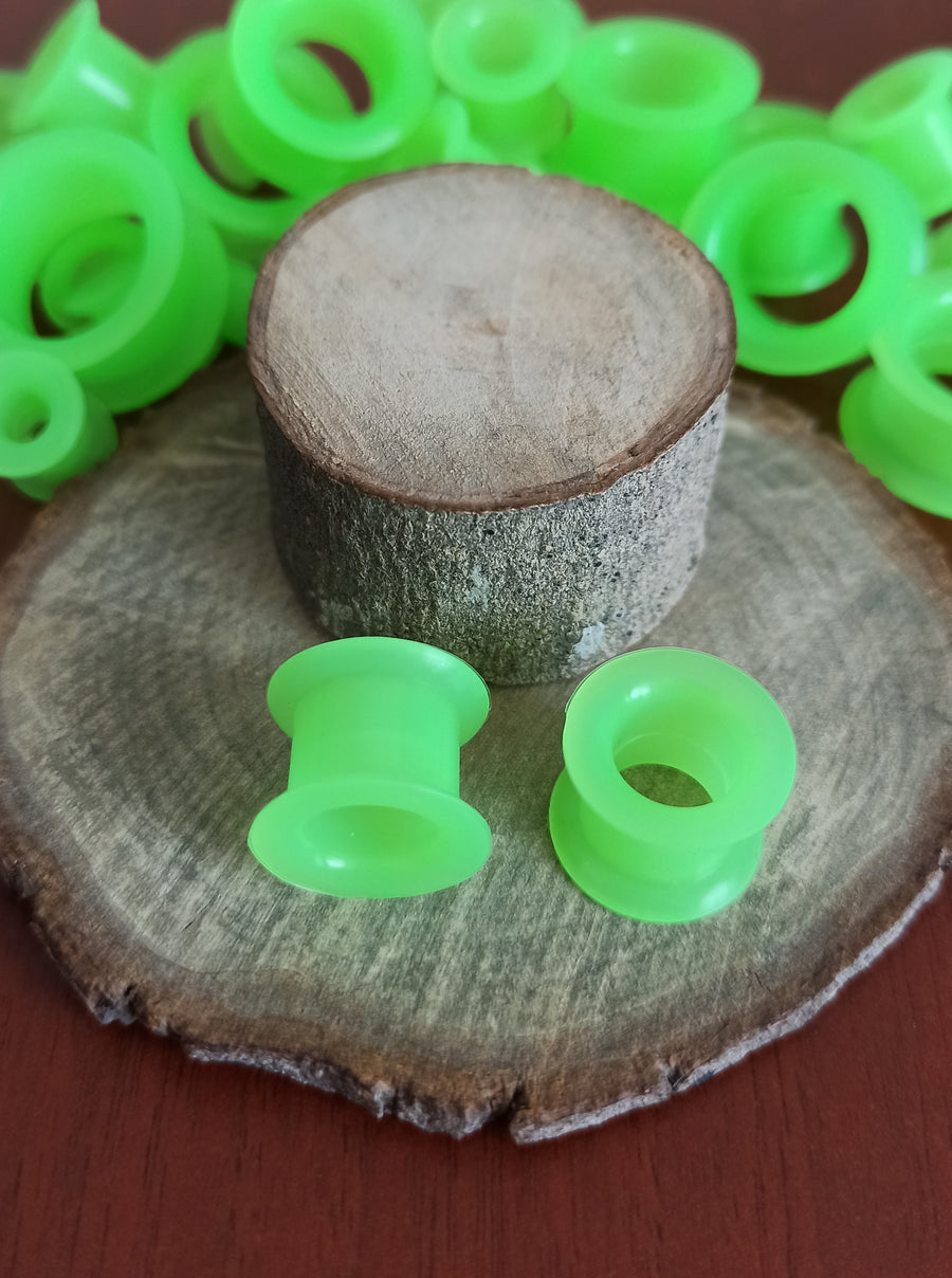 Expansiones Silicona Blanda - Modelo GZJ Color Verde (8mm a 20mm)