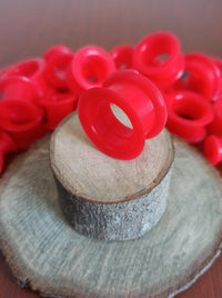 Expansiones Silicona Blanda - Modelo GZJ Color Rojo (6mm a 20mm)