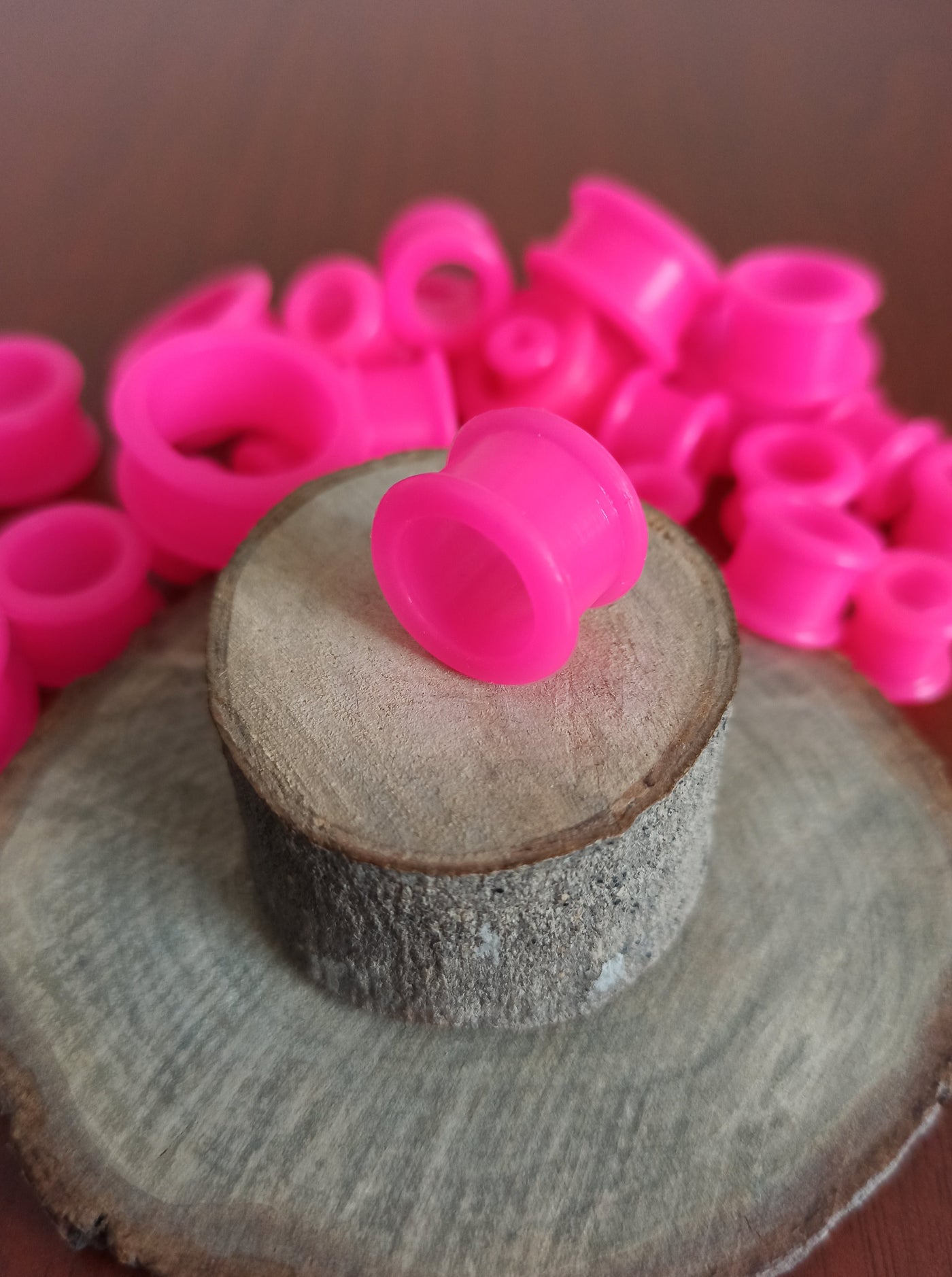 Expansiones Silicona Blanda - Modelo GZJ Color Rosado (6mm a 22mm)