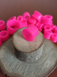Expansiones Silicona Blanda - Modelo GZJ Color Rosado (6mm a 22mm)