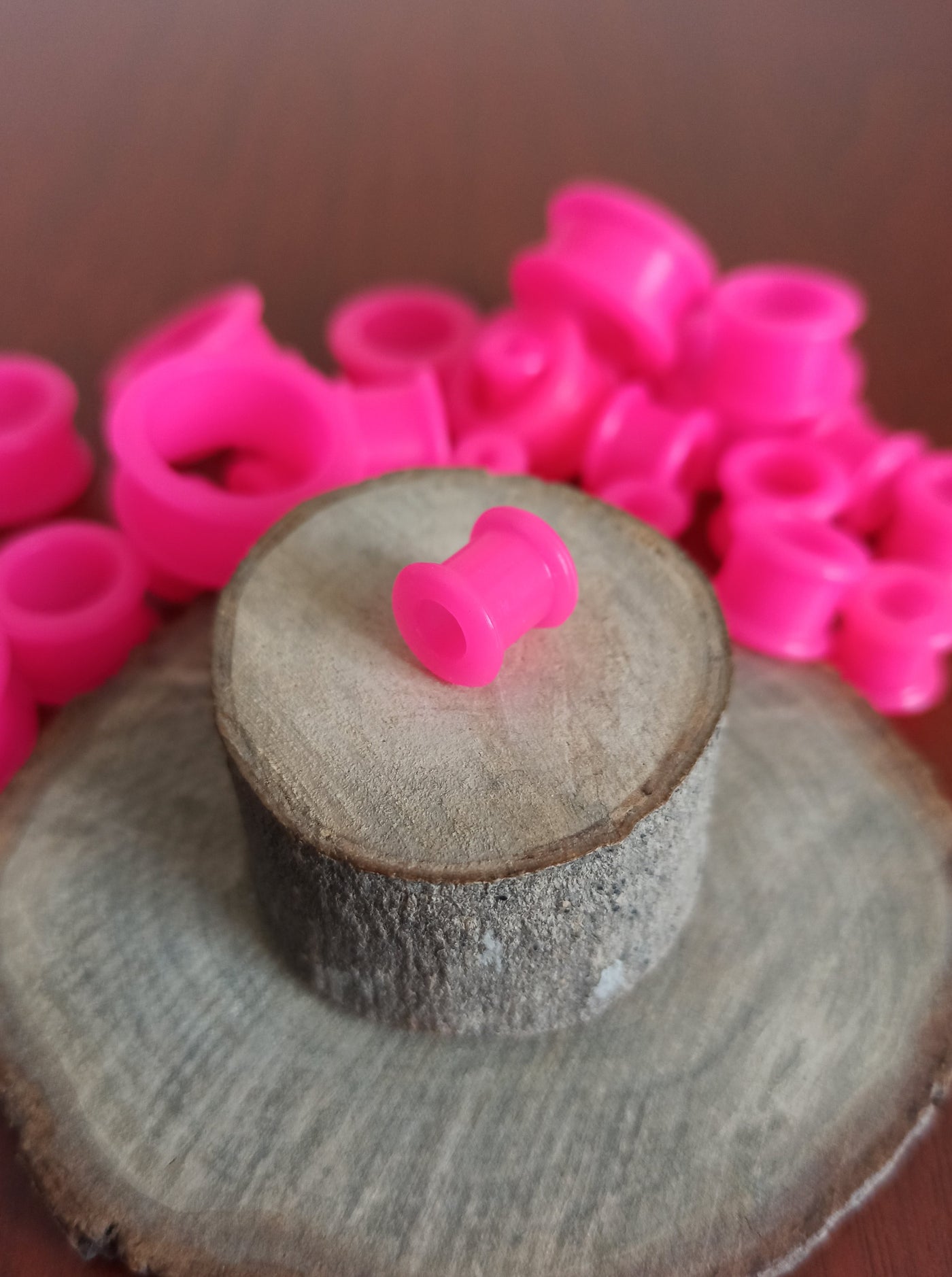 Expansiones Silicona Blanda - Modelo GZJ Color Rosado (6mm a 22mm)