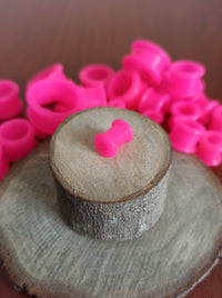 Expansiones Silicona Blanda - Modelo GZJ Color Rosado (6mm a 22mm)