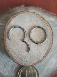 Argollas Clicker Titanio G23 - Tamaño 12mm (1,2mm) (16G)