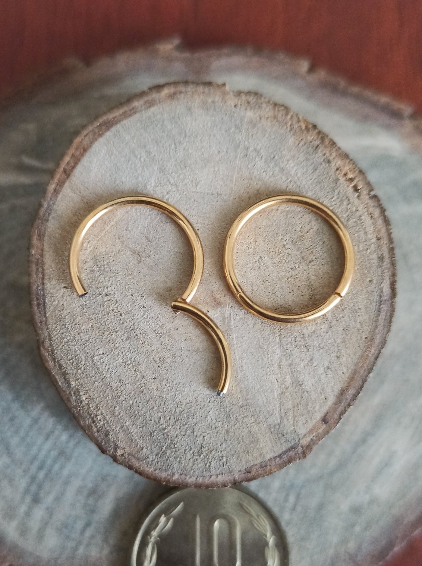 Argollas Clicker Titanio G23 - Tamaño 12mm (1,2mm) (16G)