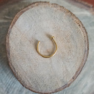REP Nostril Titanio G23 - Argolla con Tope 8mm (0,8mm;8mm) (20G)