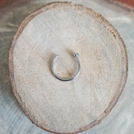 REP Nostril Titanio G23 - Argolla con Tope 8mm (0,8mm;8mm) (20G)