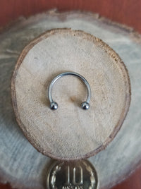 Circular Barbell Titanio G23 - Tamaño 12mm (1,2mm;16G)