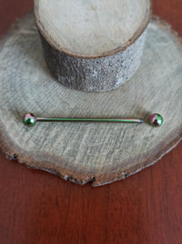 Industrial Barbell Titanio G23 - Bolitas de 5mm (1,6mm;36mm;5x5) (14G)
