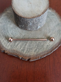 Industrial Barbell Titanio G23 - Bolitas de 5mm (1,6mm;36mm;5x5) (14G)