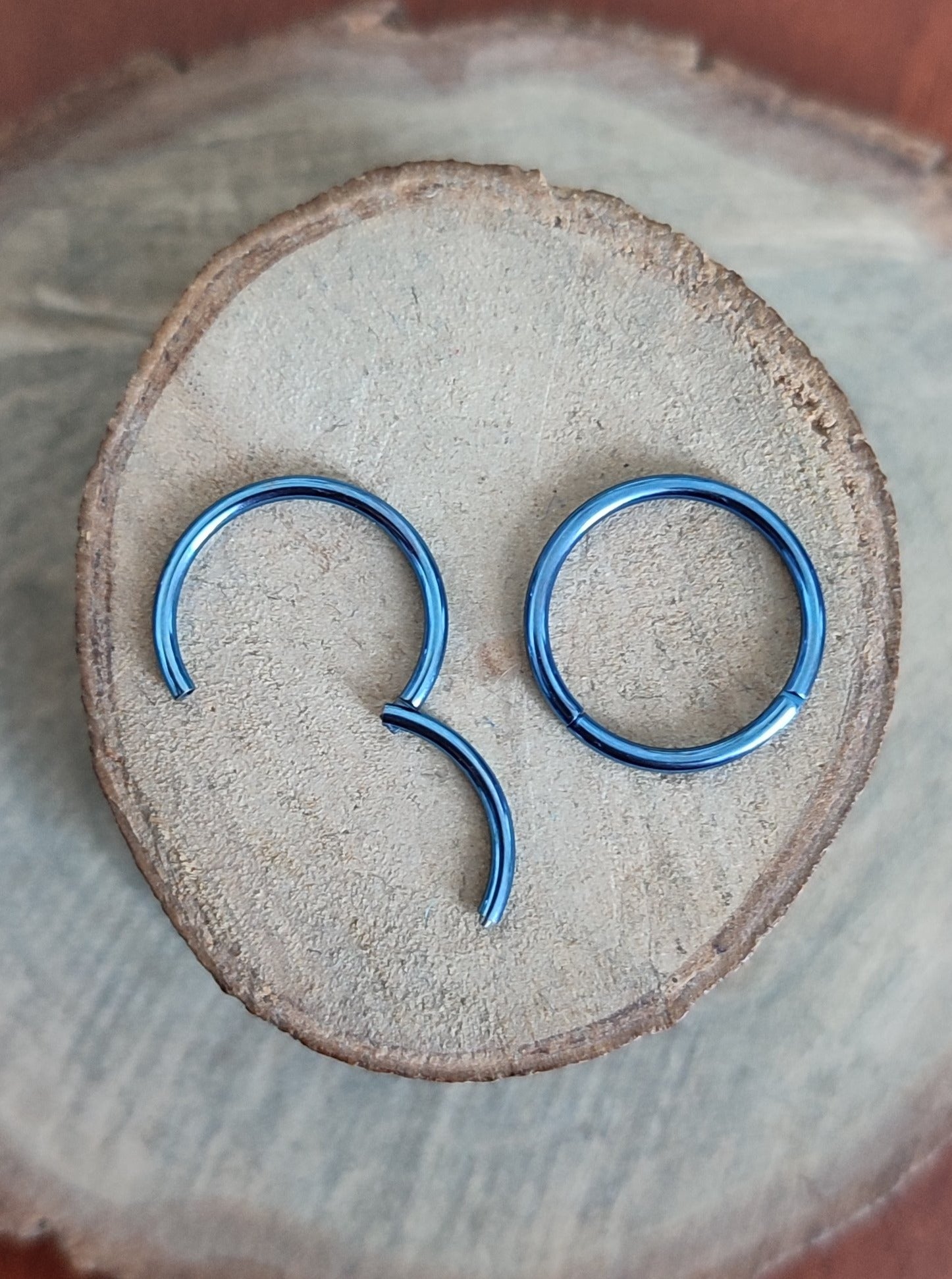 Argollas Clicker Titanio G23 - Tamaño 12mm (1,2mm) (16G)