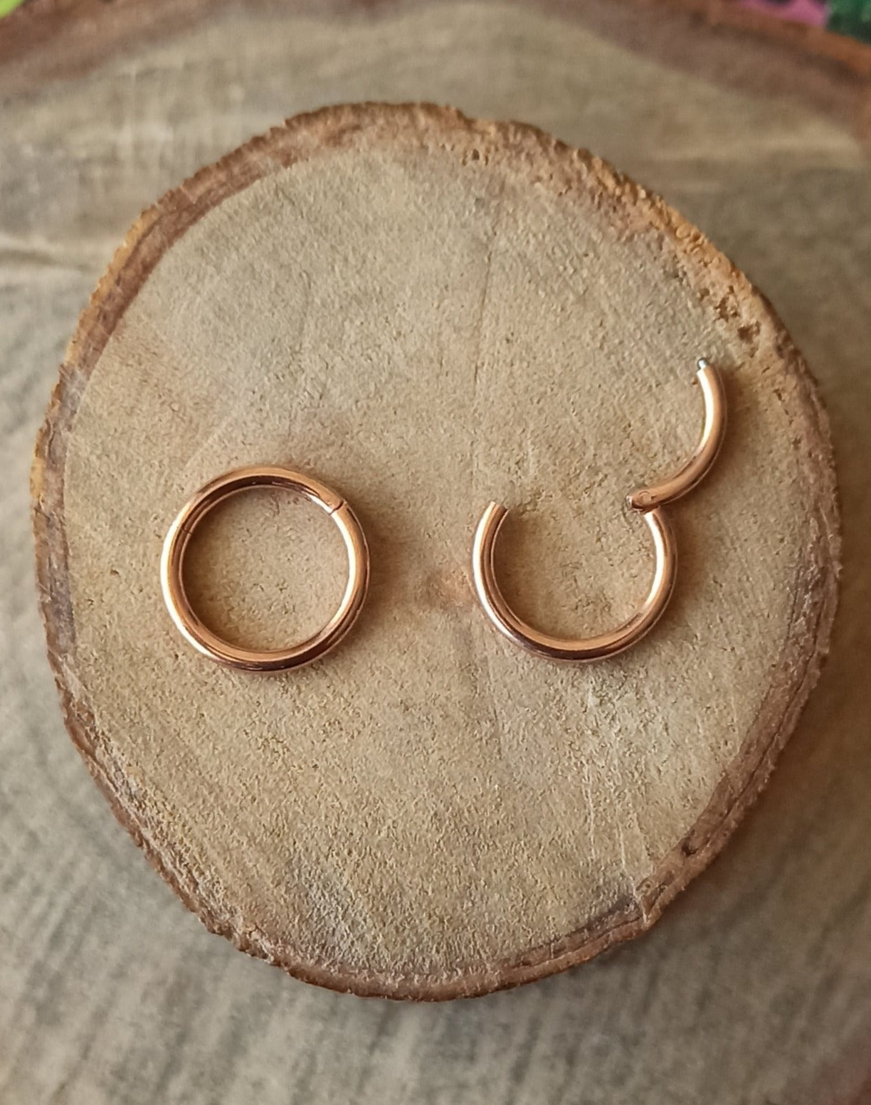 REP Argollas Clicker Titanio G23 - Tamaño 8mm (1,2mm;16G)
