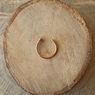 REP Nostril Titanio G23 - Argolla con Tope 8mm (0,8mm;8mm) (20G)