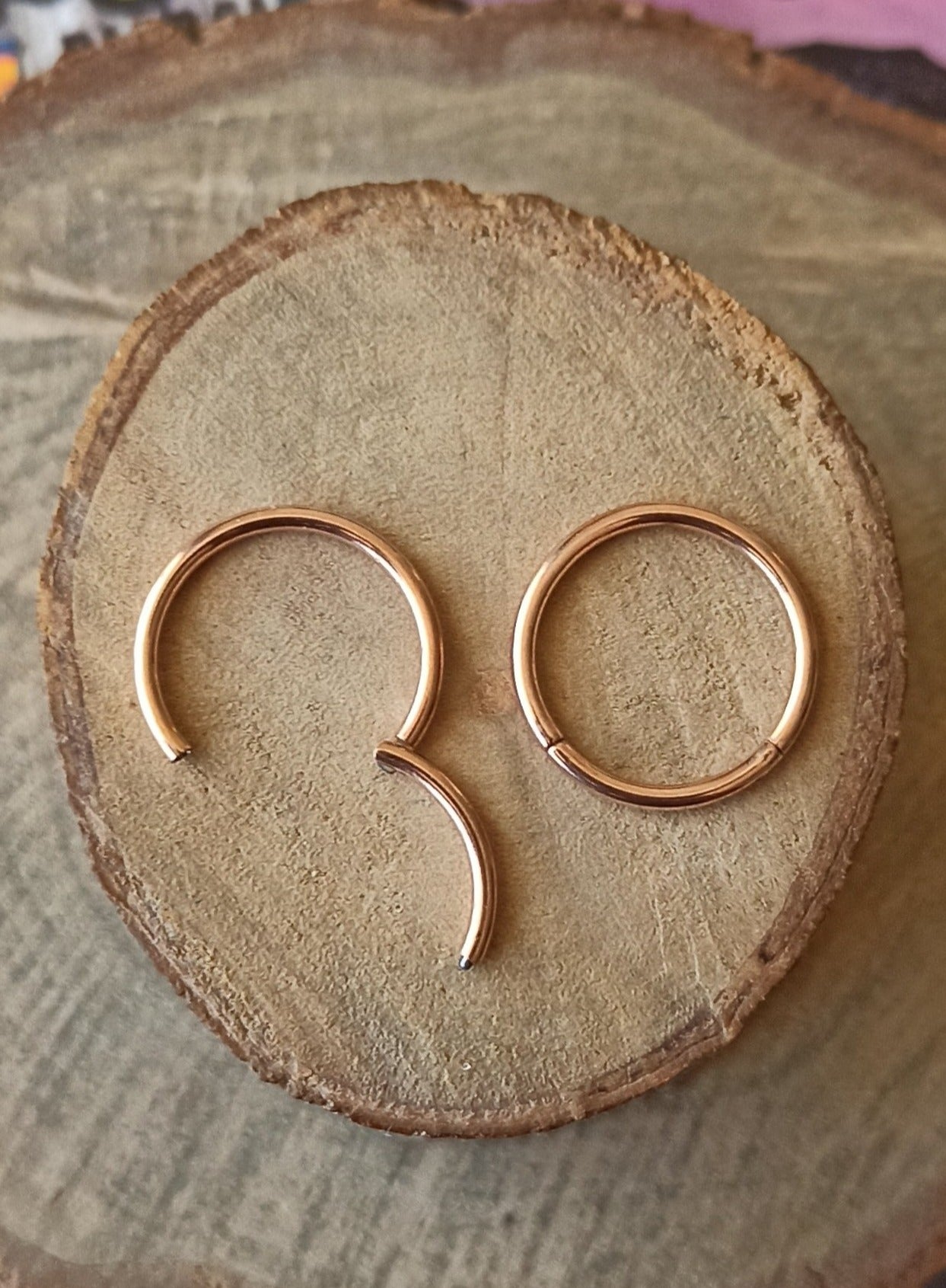 Argollas Clicker Titanio G23 - Tamaño 12mm (1,2mm) (16G)