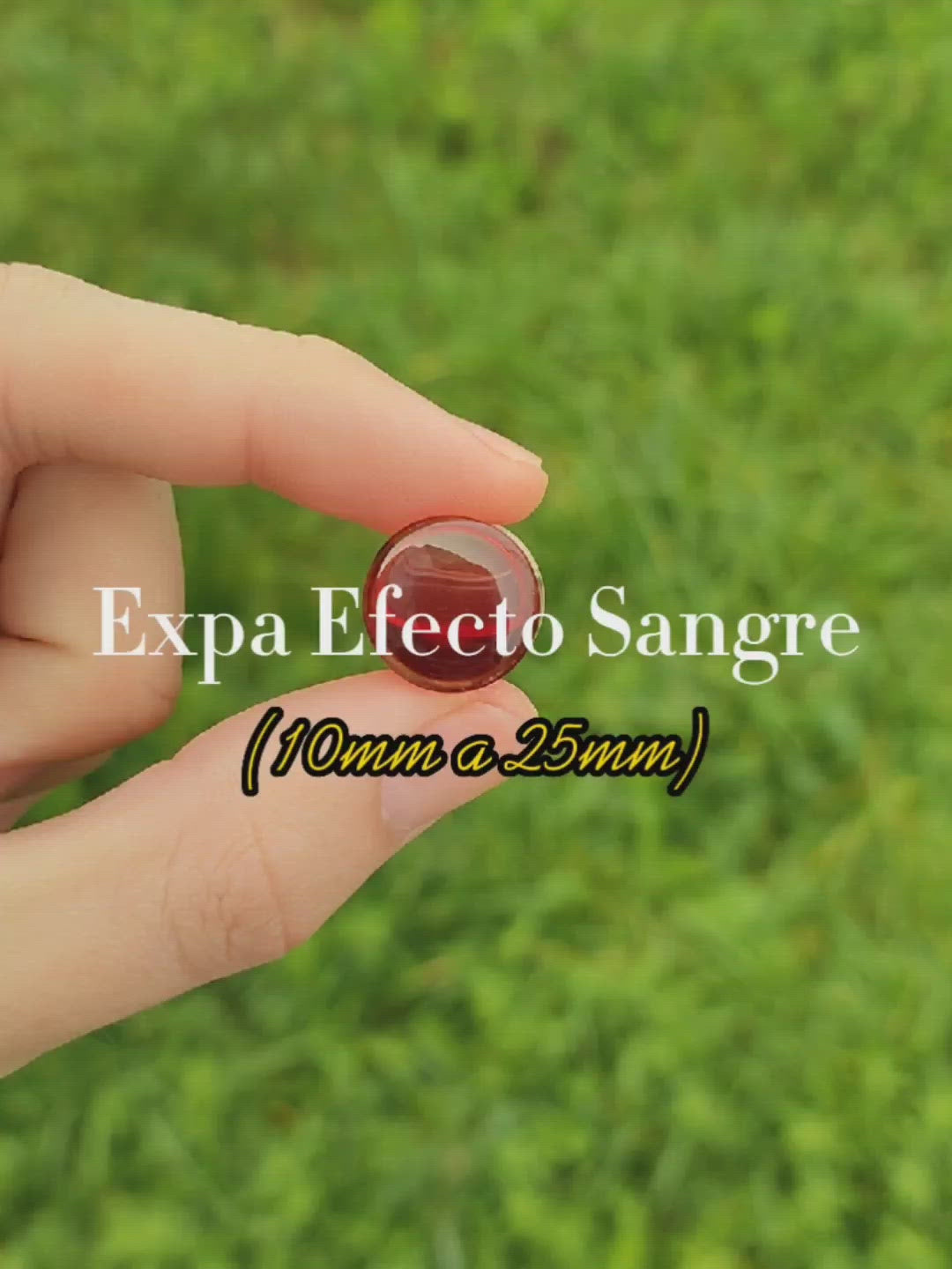 Expansiones Acrílico - Tapón Efecto Sangre Liquida (10mm a 25mm)