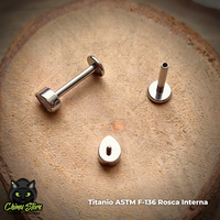 Labret Titanio ASTM F-136 - Gotas (1,2mm;8mm) (16G)