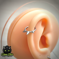REP Argolla Clicker Acero Inoxidable - 3 Puntas (1,2mm;8mm) (16G)