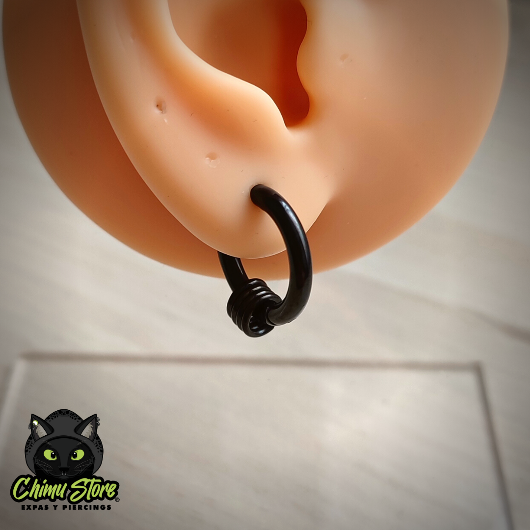 NEW Colgante Acero Inoxidable - 4 Argollitas (1mm;12mm)