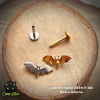 Labret Titanio ASTM F-136 - Murcielago (1,2mm;8mm) (16G)