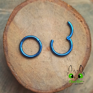 REP Argollas Clicker Titanio G23 - Tamaño 8mm (1,2mm;16G)