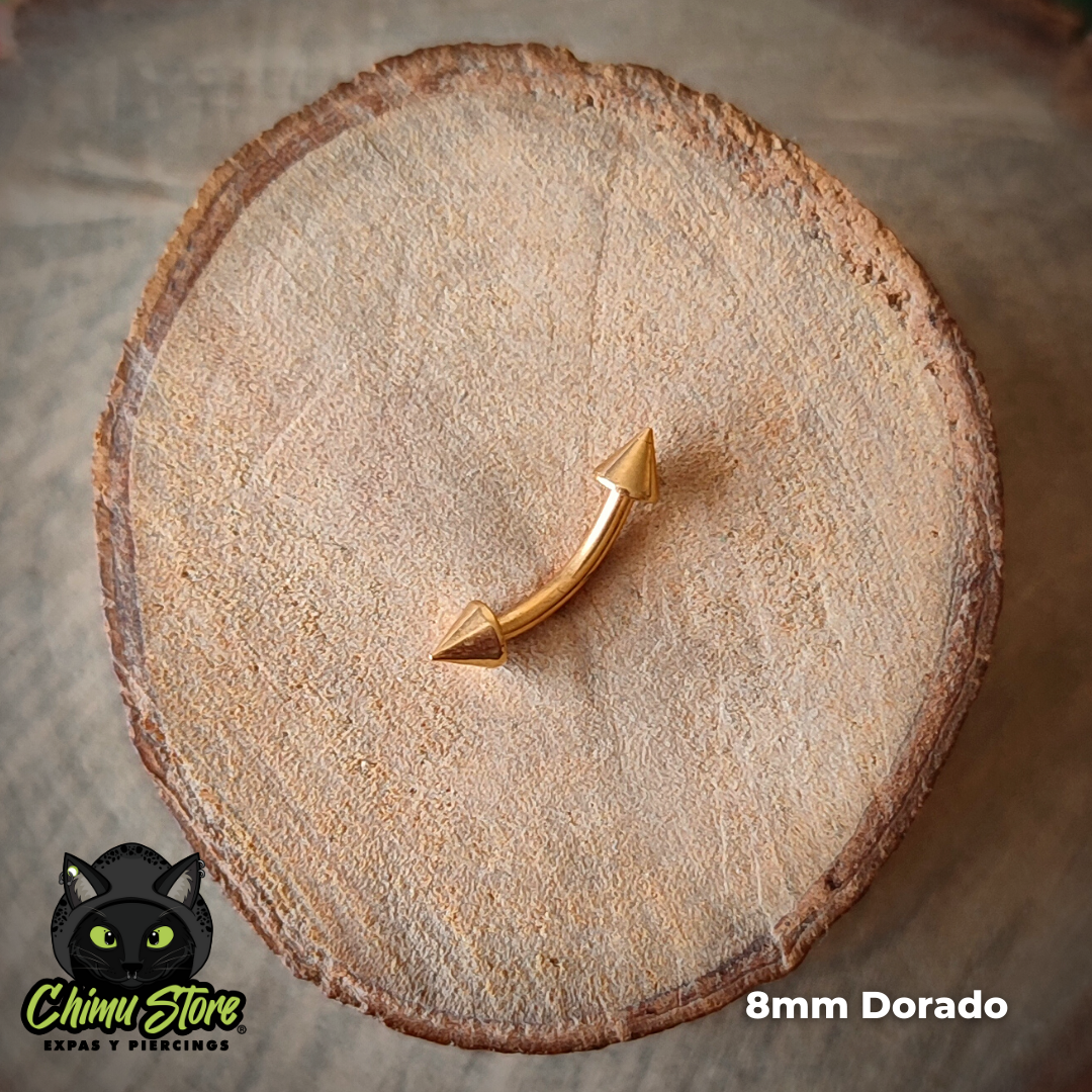 NEW Bananas Titanio G23 - Puntas (1,2mm;8mm) (16G)