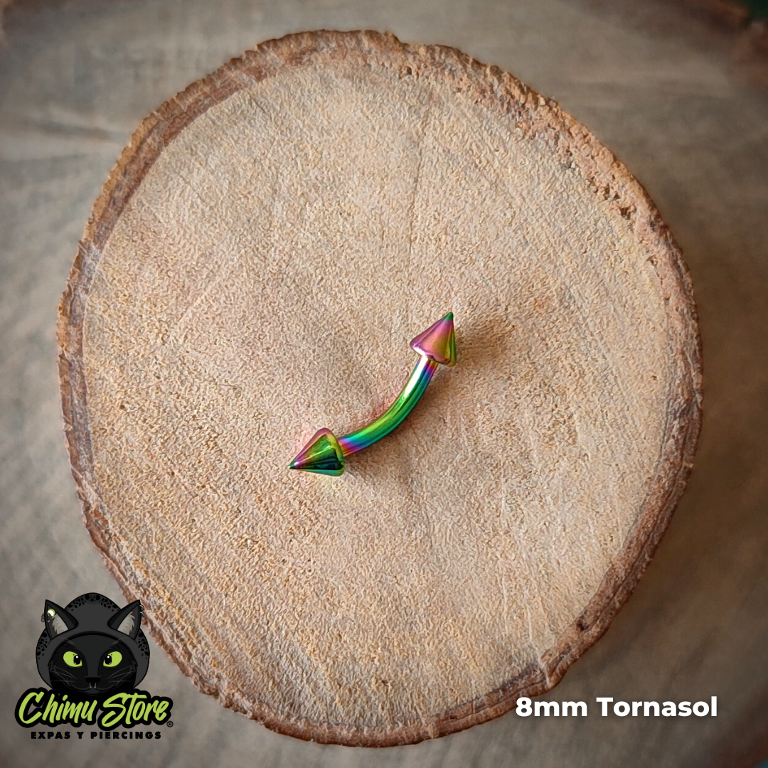 NEW Bananas Titanio G23 - Puntas (1,2mm;8mm) (16G)