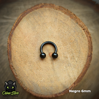 Circular Barbell Titanio G23 - Tamaño 6mm (1,2mm;16G)