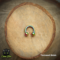 Circular Barbell Titanio G23 - Tamaño 6mm (1,2mm;16G)
