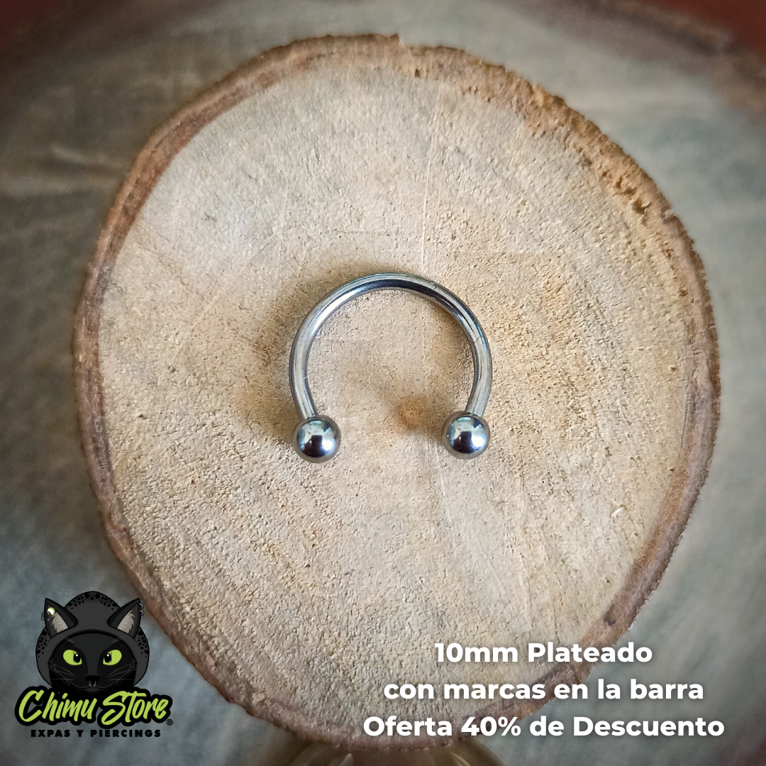 NEW Circular Barbell Titanio G23 - Tamaño 10mm (1,2mm;16G)