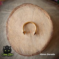 Circular Barbell Puntas Titanio G23 - Tamaño 10mm (1,2mm;16G)