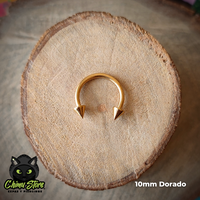 NEW Circular Barbell Titanio G23 - Puntas Tamaño 10mm (1,2mm) (16G)