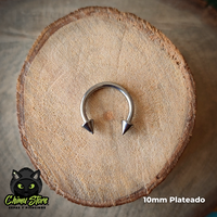 NEW Circular Barbell Titanio G23 - Puntas Tamaño 10mm (1,2mm) (16G)