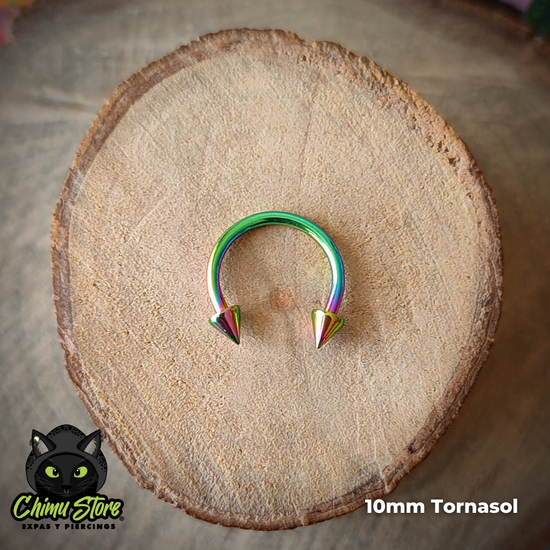 NEW Circular Barbell Titanio G23 - Puntas Tamaño 10mm (1,2mm) (16G)