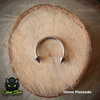 Circular Barbell Titanio G23 - Puntas Tamaño 12mm (1,2mm;16G)