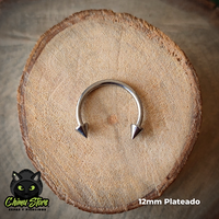 Circular Barbell Puntas Titanio G23 - Tamaño 12mm (1,2mm;16G)