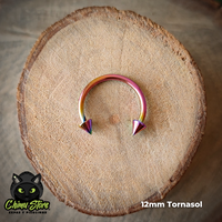 Circular Barbell Titanio G23 - Puntas Tamaño 12mm (1,2mm;16G)