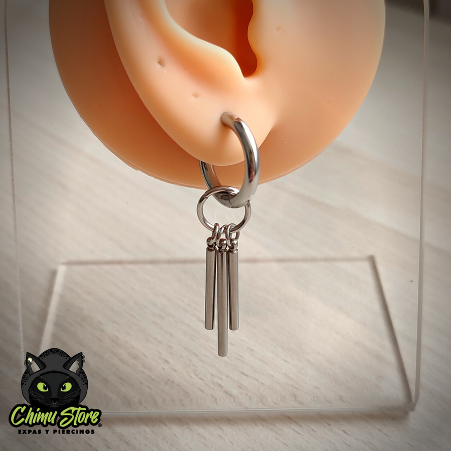 REP Colgante Acero Inoxidable - 3 Barras (1mm;12mm) (18G)