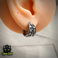 Piercing Lobulo Acero Inoxidable - Capa de Cráneos (1mm;10,5mm)