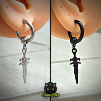 Colgante Acero Inoxidable - Espada Frostmourne Rey Exanime (1mm;12mm) (18G)