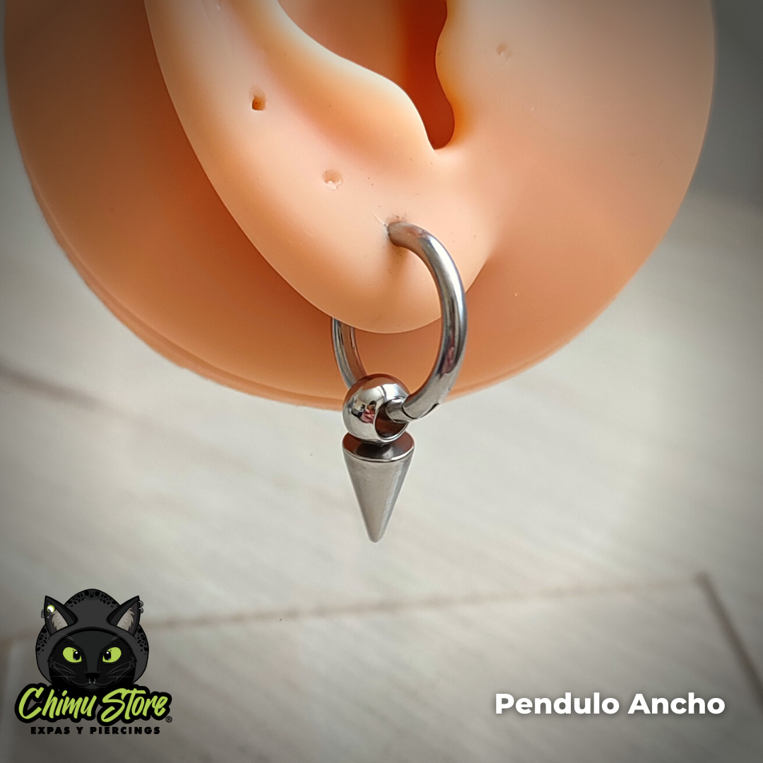 Colgante Acero Inoxidable - Pendulo Ancho (1mm;12mm)
