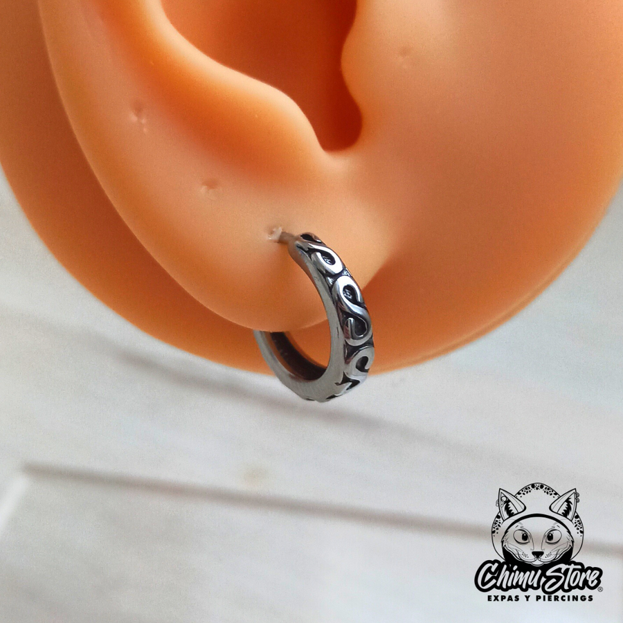 Piercing Lobulo Acero Inoxidable - S Gruesa