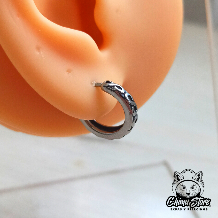 Piercing Lobulo Acero Inoxidable - S Gruesa