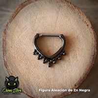Septum Barra de Titanio G23 - Tribal En Punta (1,2mm;16G)