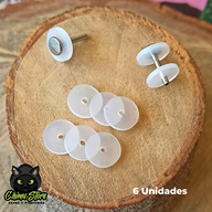 REP Discos de Silicona 7mm - Para Barras de 20G, 18G, 16G y 14G