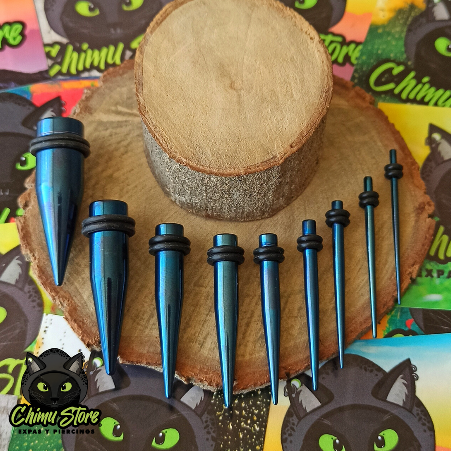 Expansor Acero Inoxidable - Estaca Azul Oscuro (1,6mm a 10mm)
