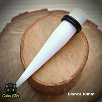 Expansores Acrílico - Estaca Blanca (1,6mm a 10mm)